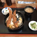 Katsu Hiro no Katsudon - 海老かつ丼玉子大盛　御飯大盛