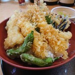 Sazanka - 天丼アップ 2020年7月