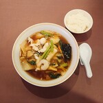 柳江苑 - 広東風スープそば（平日ランチ） 1,000円