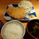 Katsuhisa Muan Yokohama Takashimaya Ten - ロースかつ定食の170g