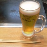 てっぱん茶屋 - 生ビール