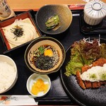 Aji no Mingei Hamura Ten - 三元豚の『とろろとんかつ定食』