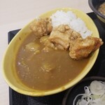 ゆで太郎 - ミニ唐揚げカレー