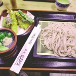 Shinshu Soba - 天ざる大盛り¥1000