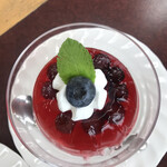 Zao Blueberry Noen Rest House - ゼリー真上から