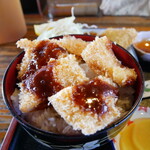 お食事処 峠 - 自作ソースかつ丼！