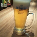 Saba Gin Yaesu Ten - 生ビールで乾杯～(*￣∇￣)ノ