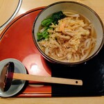 手打うどん 立山 - ごぼう天うどん