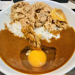 Yoshinoya Juyongosen Todoten - 肉だく牛カレー・玉子トッピング