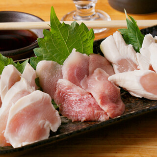 The flavor and texture of “shamono sashimi” can only be enjoyed because it is shipped directly from the farm!