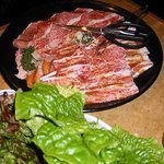 Yakiniku Yasumori Shimonoseki Osaka Ten - やすもり_ロースとカルビ