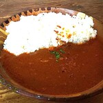 yaichi - スパイシーキーマカレーを画面を明るくして撮影