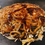 Okonomiyaki Okoyama - べた焼き豚肉うどん