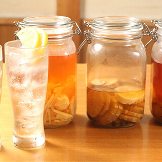 We also offer homemade pickled highballs and local Hiroshima sake◎