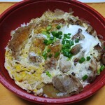 Nakahara Pasta - カツと親子のダブル丼。ありそうでなかったかも。