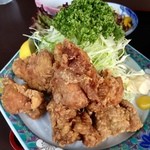 Atariya - チキン唐揚げ定食：チキン唐揚げ