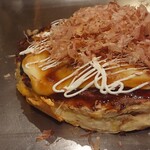 お好み焼き居酒屋 三日月 - フワフワチーズお好み焼き ミックス玉