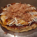 お好み焼き居酒屋 三日月 - フワフワチーズお好み焼き ミックス玉