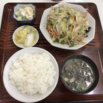 おいらせ食堂 - 料理写真:野菜いため定食