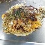 Okonomiyaki Ikkyu - そば肉玉シングル  650円