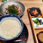 Hakata Hotaru Azabu Juban Ten - 胡麻しまあじ定食。