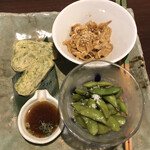 Ryukyu Umeshu Dining Tiida Ochanomizu Ten - 前菜3点