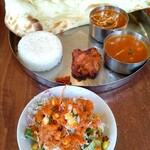 BINDU Kita Horie Ten - Bランチ海老カレー950円ドリンク付き