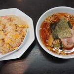 南京亭 - A set(チャーハンとミニラーメン)