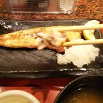 Naniwa Robata Hakka Yokohamaporutaten - 「さばと肉じゃが定食」焼さばアップ