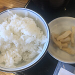 風樹 - ご飯・漬物