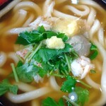 Muten Kura Zushi Kusatsu Nomura Ten - 「本ずわいがに　あんかけうどん」390円（税別）