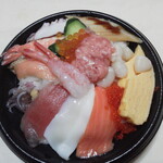 Kozou Zushi Musashi Ranzan Ten - ネタ１４種キングスペシャル丼（大盛）