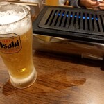 名古屋名物 味噌とんちゃん屋 国府宮ホルモン - 生ビール