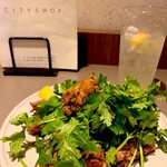 CITYSHOP - 鶏の塩麴からあげ　パクチーまみれ