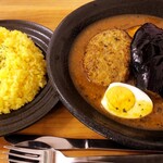 Soup Curry House Shippo Yahaba Ten - 1/4Pハンバーグカレー