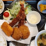 Sanshimai - 〝期間限定〟ミックスフライ定食