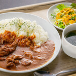 肉山食堂 - 肉山カレーセット