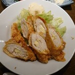 つぼき - 鶏チーズ巻き。