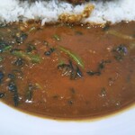 My Curry Shokudo Warabi Nishiguchi Ten - ロースカツほうれん草カレー 650円(税込)(2020年11月19日撮影)