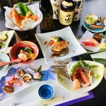 翁 - 料理写真:万両コース　　７０００円