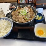 Yoshinoya Kamata Higashiguchi Ten - 牛すき鍋膳肉2倍盛ご飯大盛り