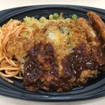 Maruetsu Orenjikoto Ten - (料理)トルコライスプレート(チキンカツ)②