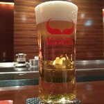 ステーキハウスハマ - とりあえずビール☆