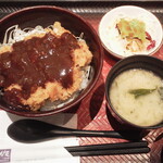 Ootoya Benibanauokuku Okegawa Ten - ソースチキンカツ丼