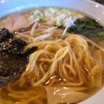 らーめん むくげ - 麺のアップです。