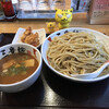 Sanpou Men Higashisumiyoshiten - 濃厚魚介つけ麺特盛810円＋唐揚げ50円