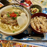 Okinawa Izakaya Aragusu - あらぐすくランチ（ソーキそばセット）