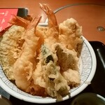 Washoku Sato Kawasaki Todoroki Ten - にぎやか海老天丼