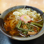 Chojahara Service Area (Noborisen) - 新年の山菜蕎麦¥530税込み