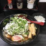 Hokkaido Ramen Haru - 醤油チャーシュー麺＋ネギ＋半ライス